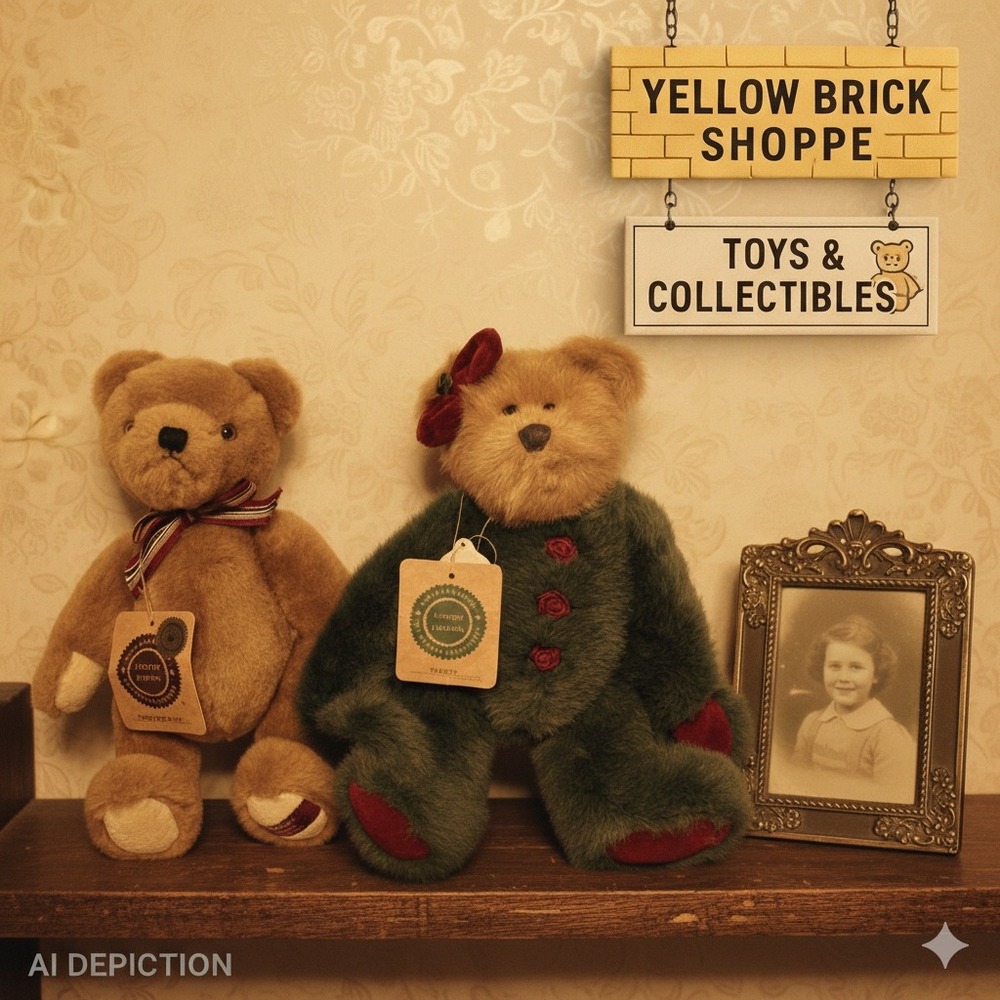 Boyds Bears Matthew 20th Anniversary & Glenda Investment Collectible Tags
